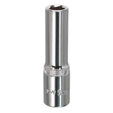 Sealey SP3809D Premier Fully Polished Deep Socket 3/8"Sq Drive 9mm