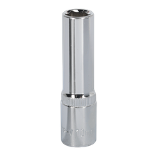Sealey SP3810D Premier Fully Polished Deep Socket 3/8"Sq Drive 10mm