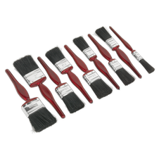 Sealey SPBS9 Pure Bristle Paint Brush Set 9pc