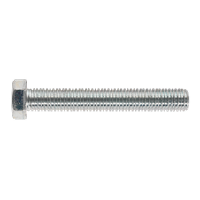 Sealey SS14100 8.8 Zinc Plated HT Setscrew M14 x 100mm, DIN 933 - Pack of 10