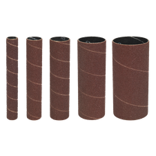 Sealey SS5ASS Assorted Sanding Sleeves 80 Grit - Pack of 5
