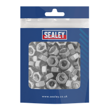 Sealey SS8 Stainless Steel Full Nut M8 x 1.25mm pitch, DIN 934 - Pack of 100