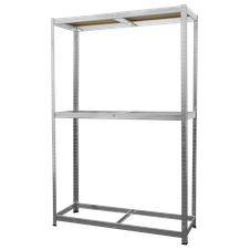 Sealey STR008 2-Level Tyre Rack with Shelf 150kg Capacity Per Level