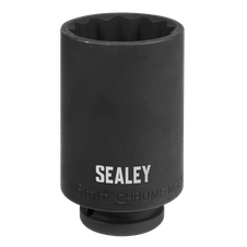 Sealey SX046 Impact Socket 1/2"Sq Drive 12-Point 46mm