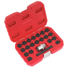 Sealey SX207 Locking Wheel Nut Key Set for BMW 22pc