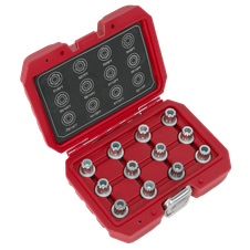 Sealey SX224 Locking Wheel Nut Key Set for VW 12pc