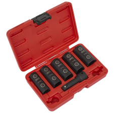Sealey SX271 Impact Wheel Nut/Removal Flip Socket Set 1/2"Sq Drive 6pc