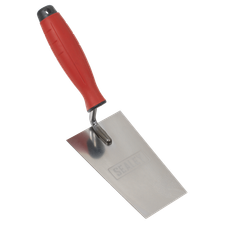 Sealey T1208 Stainless Steel Filler Trowel with Rubber Handle 140mm