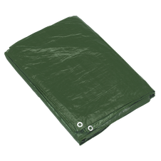 Sealey TARP810G Tarpaulin 2.44 x 3.05m - Green