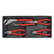 Sealey TBT02 Premier Pliers Set with Tool Tray 4pc