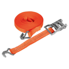 Sealey TD2010J Ratchet Strap Polyester Webbing 35mm x 10m 2000kg Breaking Strength