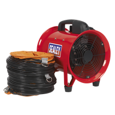 Sealey VEN200 Portable Ventilator with 5m Ducting 200mm