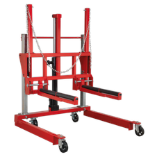 Sealey W508T Wheel Removal Trolley with Adjustable Width 500kg Capacity