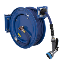 Sealey WHR1512 Heavy-Duty Retractable Water Hose Reel 15m 13mm ID Rubber Hose