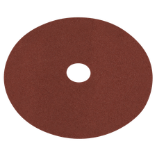 Sealey WSD4560 Worksafe 115mm Fibre Backed Sanding Disc 60Grit - Pack of 25