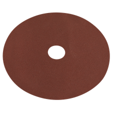 Sealey WSD480 Worksafe 100mm Fibre Backed Sanding Disc 80Grit - Pack of 25