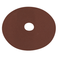 Sealey WSD5120 Worksafe 125mm Fibre Backed Sanding Disc 120Grit - Pack of 25