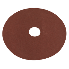 Sealey WSD580 Worksafe 125mm Fibre Backed Sanding Disc 80Grit - Pack of 25