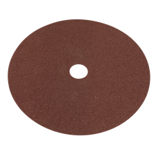 Sealey WSD740 Worksafe 175mm Fibre Backed Sanding Disc 40Grit - Pack of 25