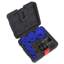 Sealey WSEHSK Electrician's Hole Saw Kit 9pc