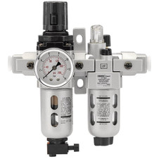 Draper 24326 1/4" BSP Combined Filter/Regulator/Lubricator Unit (FRL)