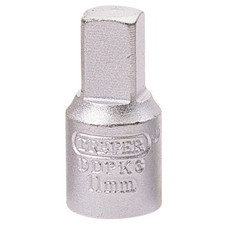Draper 38322 Square Drain Plug Key, 3/8" Sq. Dr., 11mm