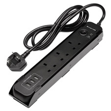 Draper 31713 BUNKER UK Power Strip with Magnetic Holder