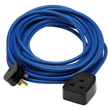 Defender E85223 230V Extension Lead, Blue, 1.5mm², 13A, 10m