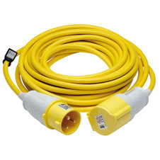 Defender E85240 110V Extension Lead, Yellow, 4mm², 32A, 14m