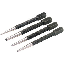 Draper 35480 Set of Cupped Nailsets (4 Piece)