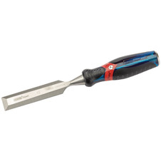 Draper Expert 24408 Soft Grip 'Pound Thru' Bevel Edge Wood Chisel, 25 x 140mm