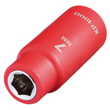 XP1000 18744 VDE Socket, 1/4" Sq. Dr., 7mm