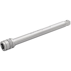 Draper Expert 16718 Wobble Extension Bar, 1/4" Sq. Dr., 100mm, Polished Chrome