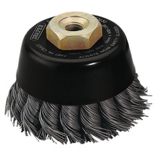 Draper Expert 52630 Steel Twist-Knot Wire Cup Brush, 60mm, M10