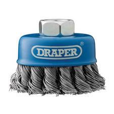 Draper 41447 Steel Twist-Knot Wire Cup Brush, 65mm, M14