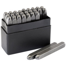 Draper 37333 A - Z Letter Stamp Set, 1/8"