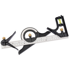 Draper 34704 Combination Square with Centre Head and Protractor, 300mm
