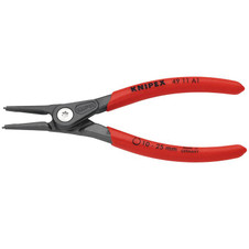 KNIPEX 75089 49 11 A1 SB Precision Circlip Pliers For External Circlips On Shafts, 140mm