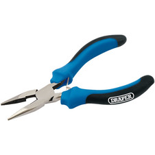Draper 12538 Soft Grip Long Nose Mini Pliers, 125mm