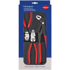 KNIPEX 25017 00 20 10 Power Set, 1x 02 01 180, 1x 87 01 250, 1x 74 01 160