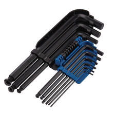 Draper 08380 Metric Hexagon and Ball End Hexagon Key Set (9 Piece)