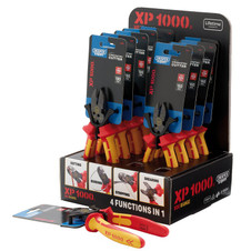 Draper 13610 XP1000 Counter Top Display of VDE 160mm 4-in-1 Combination Cutters & 180mm 4-in-1 Combination Cutters (10 Piece)