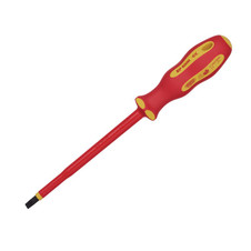 Draper XP1000 64422 VDE Plain Slot Screwdriver, 6.5 x 150mm
