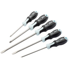 Elora 49129 Stainless Steel Engineers Screwdriver Set (5 Piece)