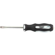 Draper Expert 34976 Plain Slot Soft Grip Screwdriver, 5.5 x 75mm