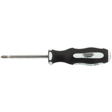 Draper Expert 35227 Pound Thru' PZ TYPE Soft Grip Screwdriver, No.1 x 75mm