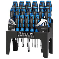Draper 81294 Soft Grip Screwdriver, Hex. Key and Bit Set (44 Piece)