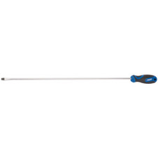 Draper 53508 Extra Long Reach Soft Grip Plain Slot Screwdriver, 6 x 450mm