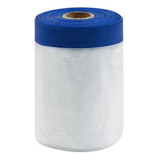 Rollingdog 80347 PAINTERS-SHIELD Blue Pretaped Masking Film, 33m x 55cm