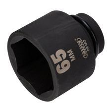 Draper 05158 HI-TORQ 6 Point Deep Impact Socket, 1" Sq. Dr., 65mm